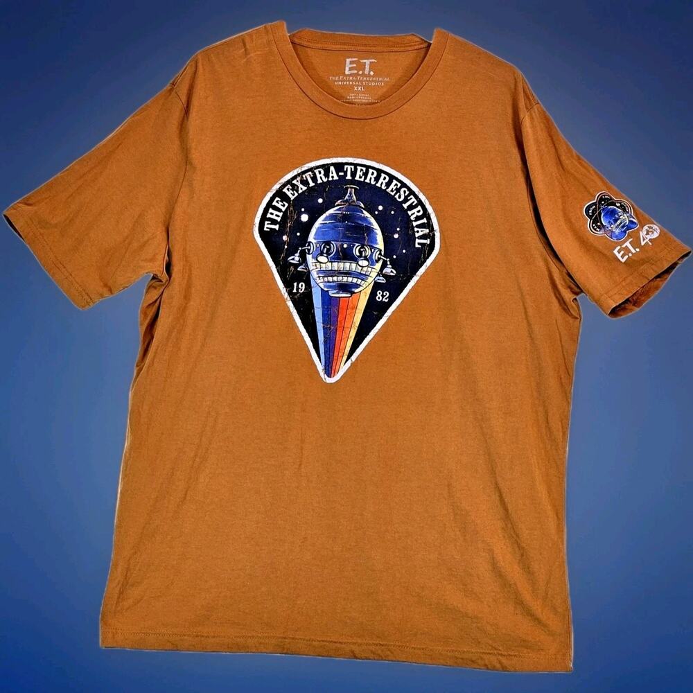 E.T. Extra Terrestrial 40th Anniversary T-Shirt Universal Studios 1982 Size XXL